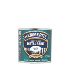 Hammerite Metal Paint Satin White 250ml