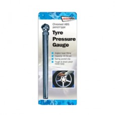 Streetwize Steel Pencil Type Angled Tyre Pressure Gauge 
