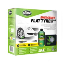 Slime Tyre Repair Set For Automobile Tyres With Dispenser