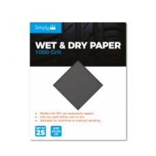 1000 Grit Wet & Dry 25 Pack