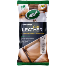 Turtle Wax Luxe Leather Wipes 24 pack Sachet