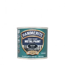 Hammerite Metal Paint Satin Black 250ml