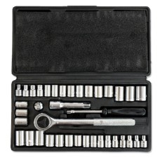 Simply 40 Piece 1/4 and 3/8 inch Drive Socket Set