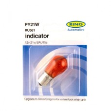 Ring Automotive 12V 21W Osp Bau15S Indicator  (Amber)
