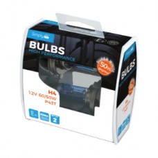 Simply H4 Bulb 50% Brighter Bulb Upgrade - Pair