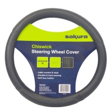 Steering Wheel Cover Chiswick Faux Leather