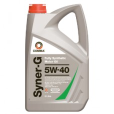 Comma Syner-G 5W40 Fully Synthetic Motor Oil 5 Litre