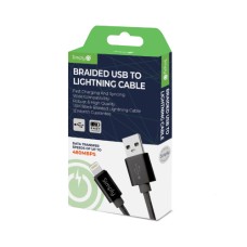 Black iPhone 5/6/7/8 Lightning Charge & Sync Cable